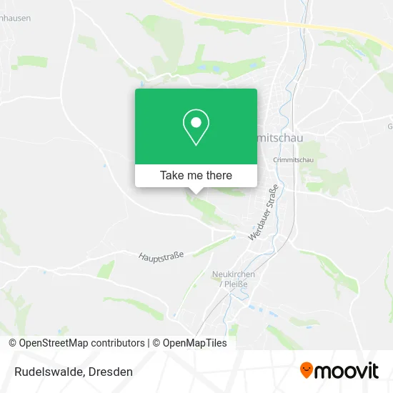 Карта Rudelswalde