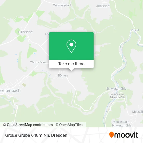 Карта Große Grube 648m Nn