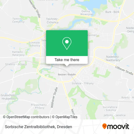 Карта Sorbische Zentralbibliothek