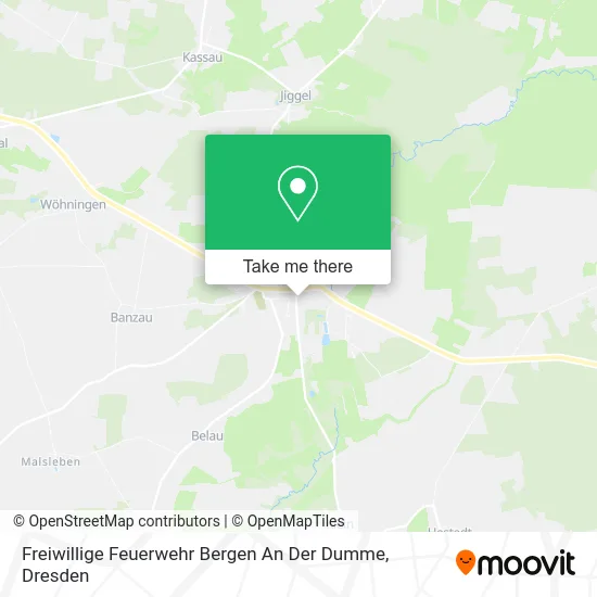 Карта Freiwillige Feuerwehr Bergen An Der Dumme