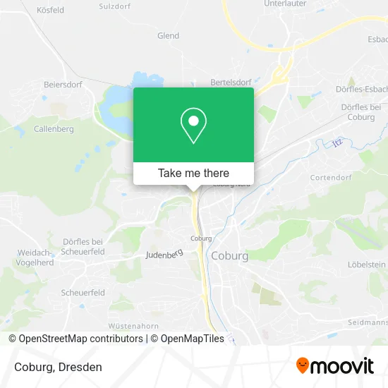 Карта Coburg