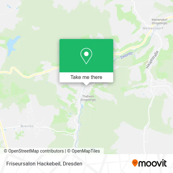 Карта Friseursalon Hackebeil