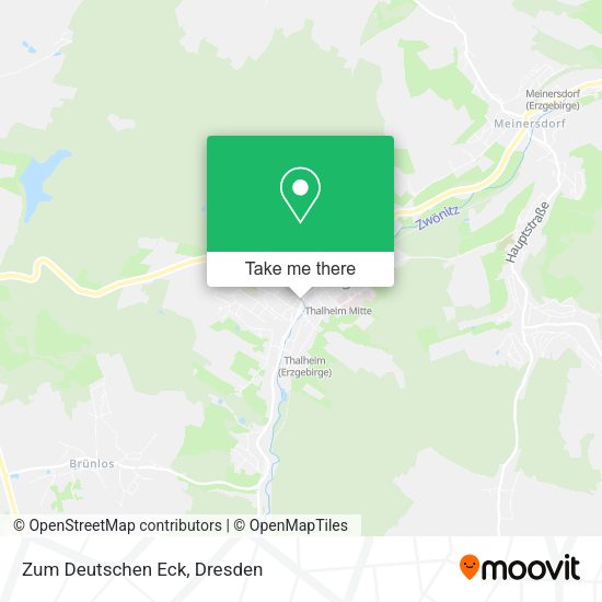 Карта Zum Deutschen Eck