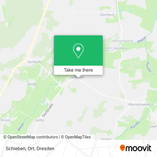 Карта Schieben, Ort