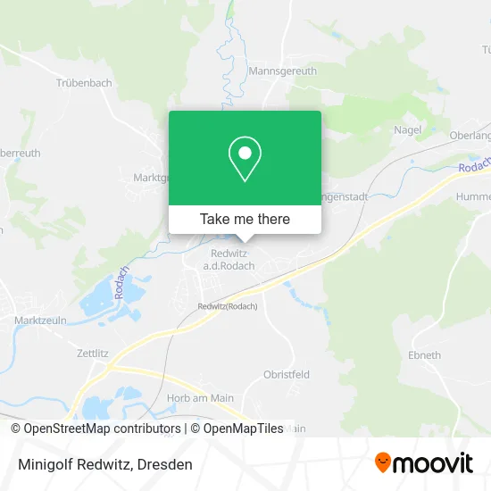 Карта Minigolf Redwitz