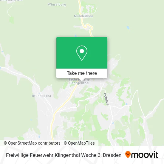 Карта Freiwillige Feuerwehr Klingenthal Wache 3