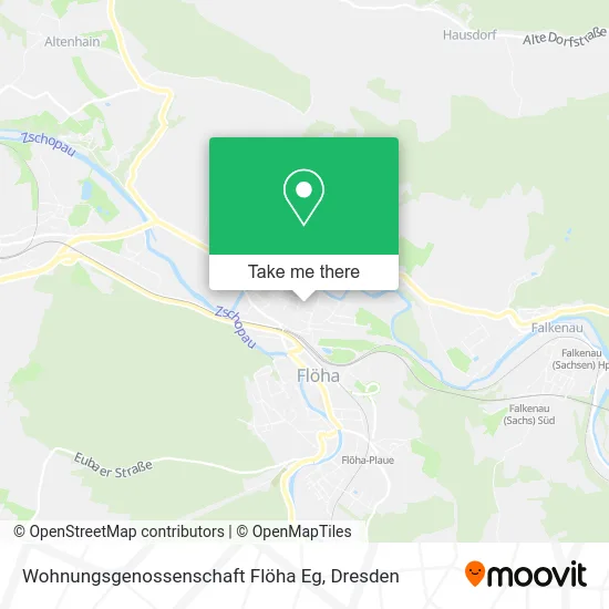 Карта Wohnungsgenossenschaft Flöha Eg