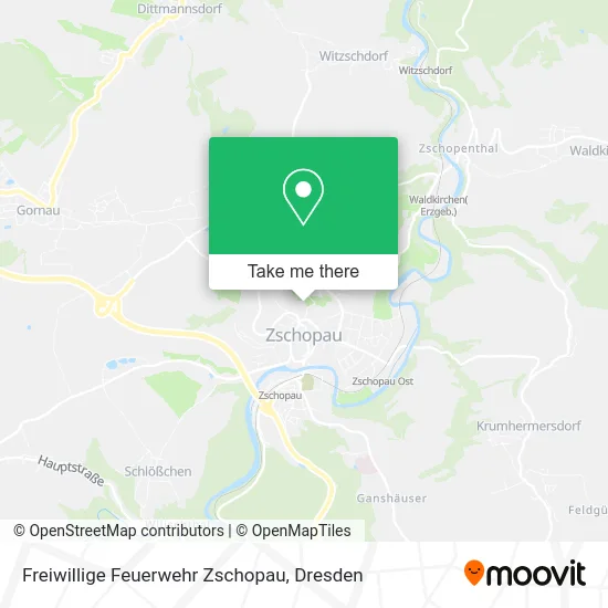 Карта Freiwillige Feuerwehr Zschopau