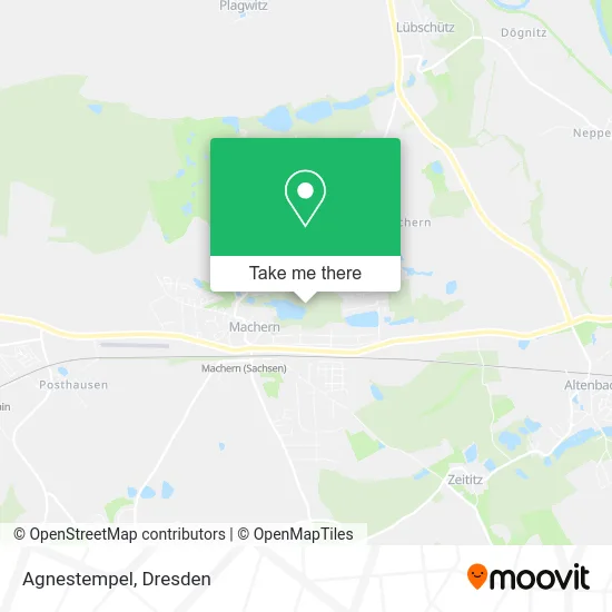 Карта Agnestempel