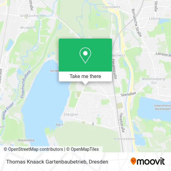 Карта Thomas Knaack Gartenbaubetrieb