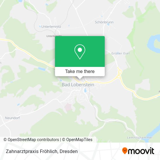 Карта Zahnarztpraxis Fröhlich