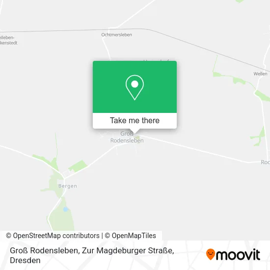 Карта Groß Rodensleben, Zur Magdeburger Straße