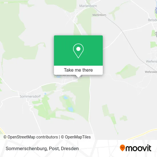 Карта Sommerschenburg, Post
