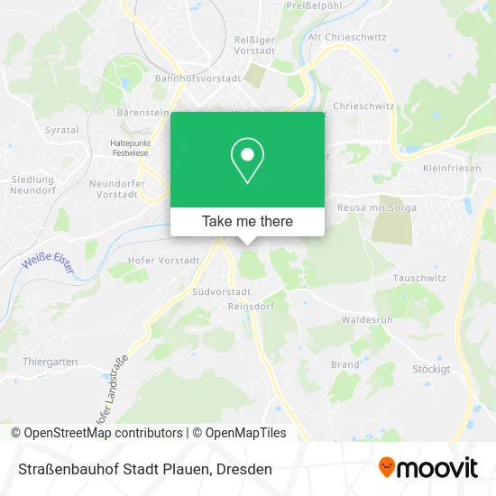 Карта Straßenbauhof Stadt Plauen