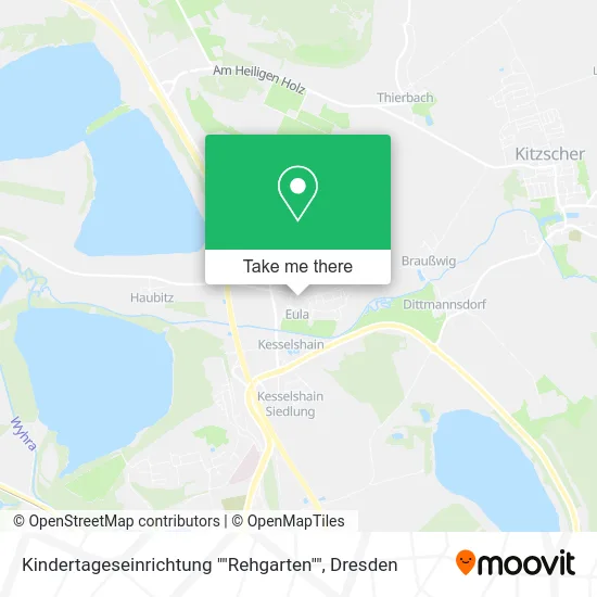 Карта Kindertageseinrichtung ""Rehgarten""
