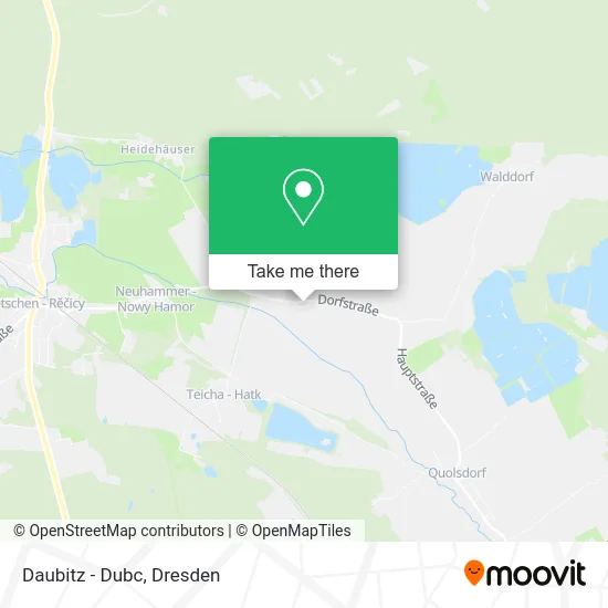 Карта Daubitz - Dubc