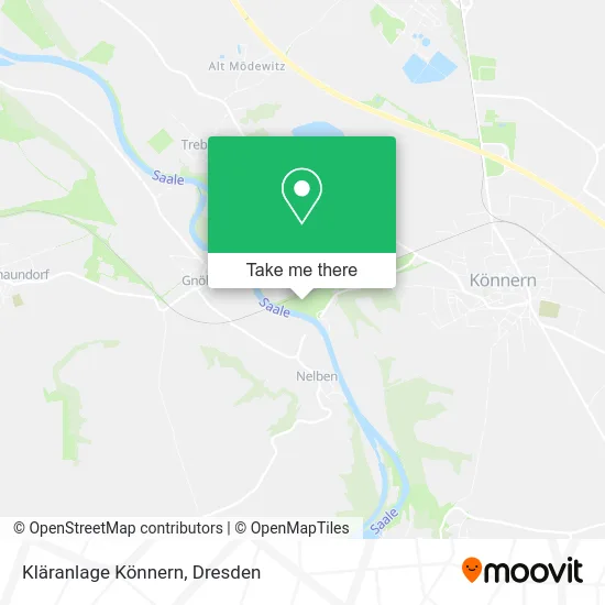 Карта Kläranlage Könnern