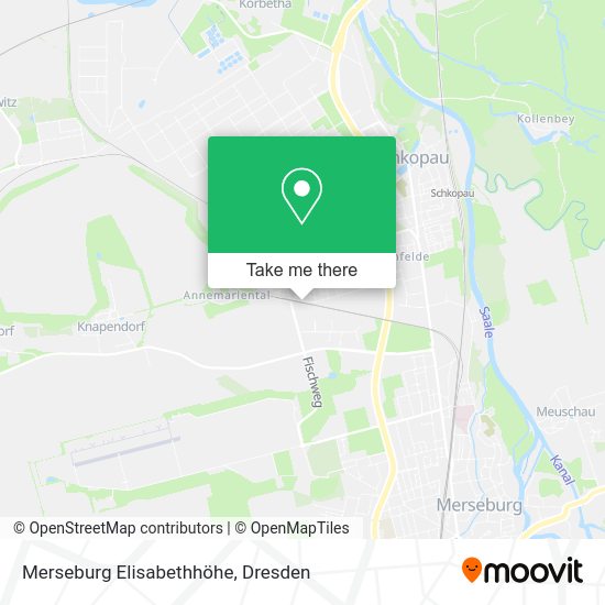 Карта Merseburg Elisabethhöhe