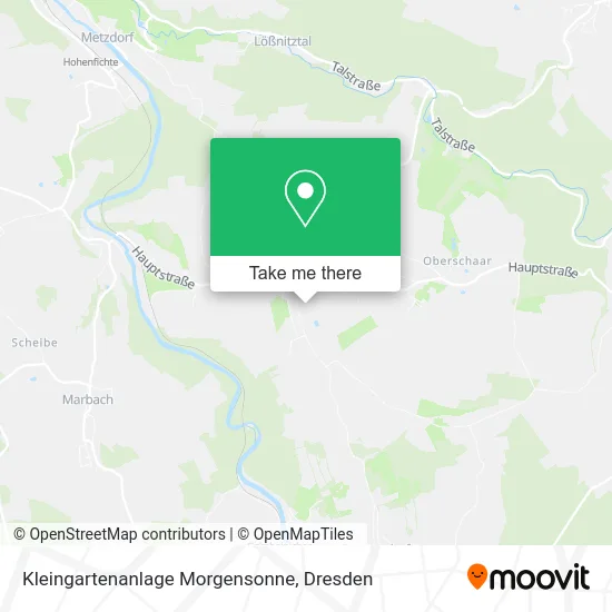 Карта Kleingartenanlage Morgensonne
