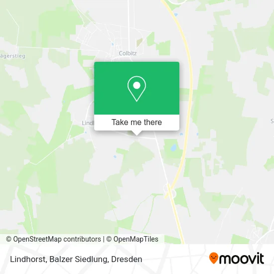 Карта Lindhorst, Balzer Siedlung