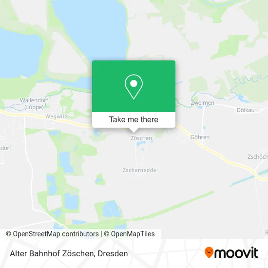 Карта Alter Bahnhof Zöschen