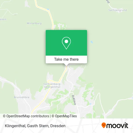 Карта Klingenthal, Gasth Stern