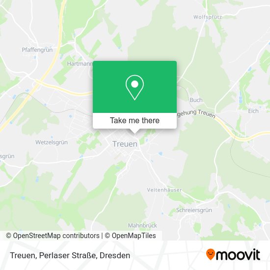 Карта Treuen, Perlaser Straße