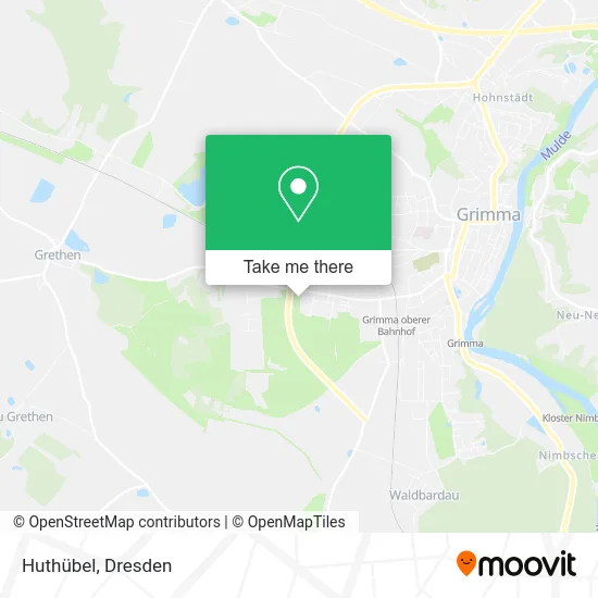 Карта Huthübel