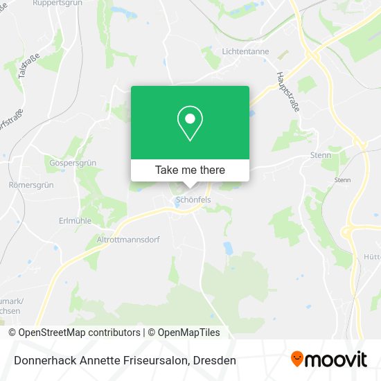 Карта Donnerhack Annette Friseursalon