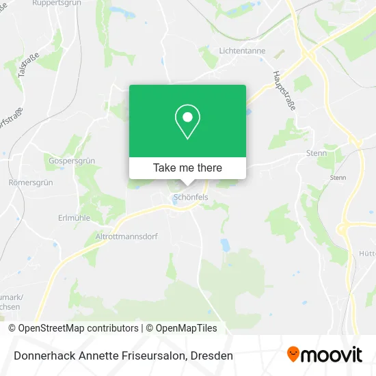 Карта Donnerhack Annette Friseursalon