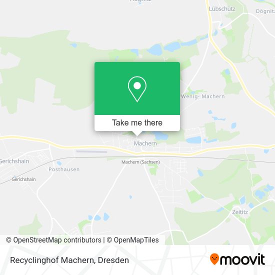 Карта Recyclinghof Machern