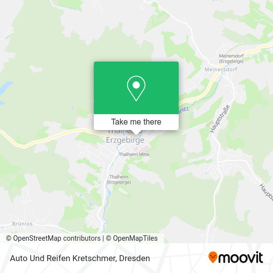 Карта Auto Und Reifen Kretschmer