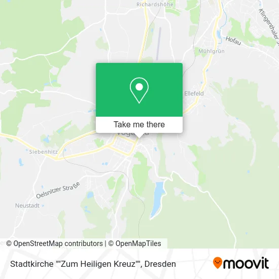 Карта Stadtkirche ""Zum Heiligen Kreuz""