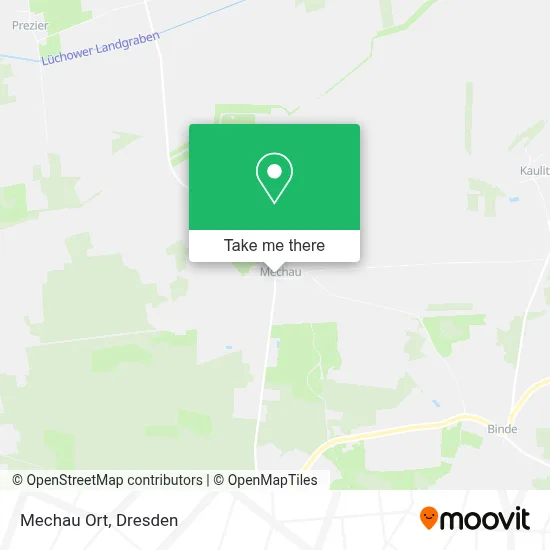 Mechau Ort map