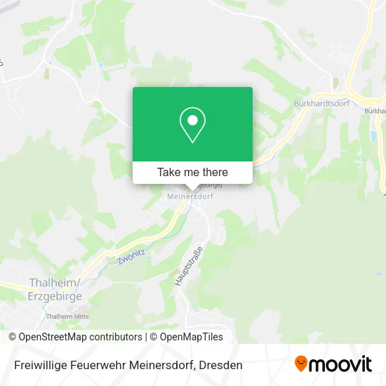 Карта Freiwillige Feuerwehr Meinersdorf