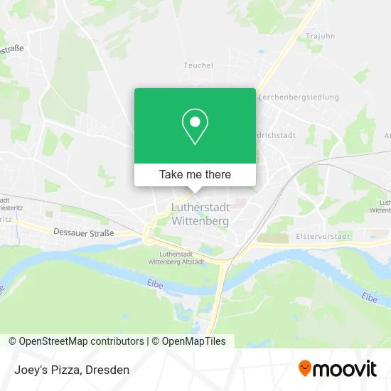 Карта Joey's Pizza