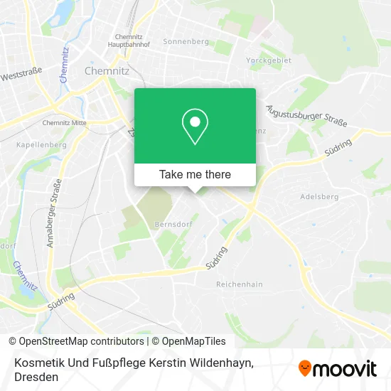 Карта Kosmetik Und Fußpflege Kerstin Wildenhayn