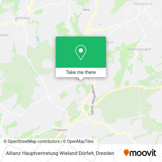 Карта Allianz Hauptvertretung Wieland Dörfelt