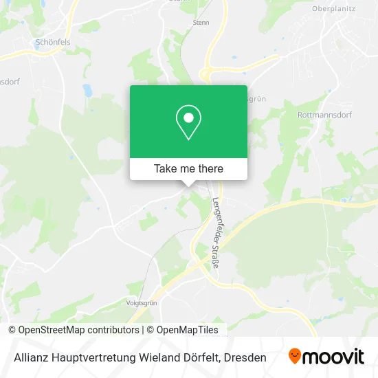 Карта Allianz Hauptvertretung Wieland Dörfelt