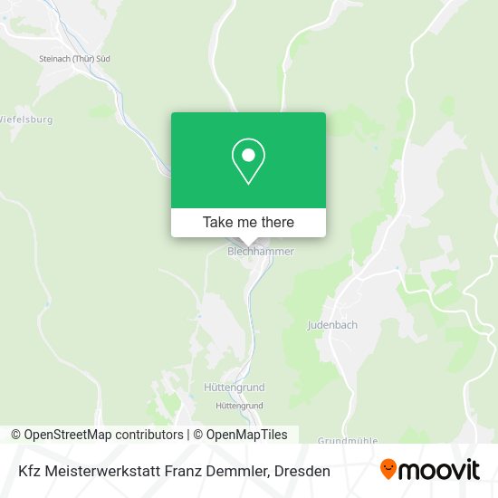 Карта Kfz Meisterwerkstatt Franz Demmler