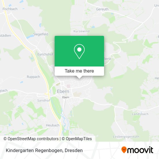 Карта Kindergarten Regenbogen