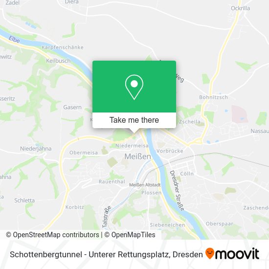 Карта Schottenbergtunnel - Unterer Rettungsplatz