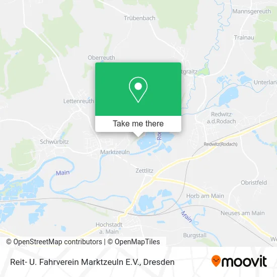 Карта Reit- U. Fahrverein Marktzeuln E.V.