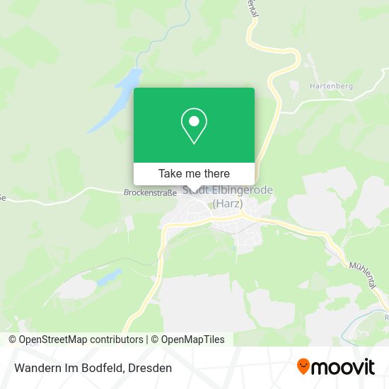 Карта Wandern Im Bodfeld