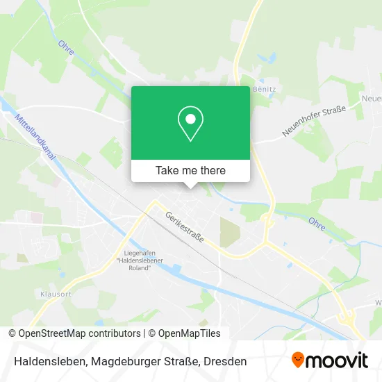 Карта Haldensleben, Magdeburger Straße