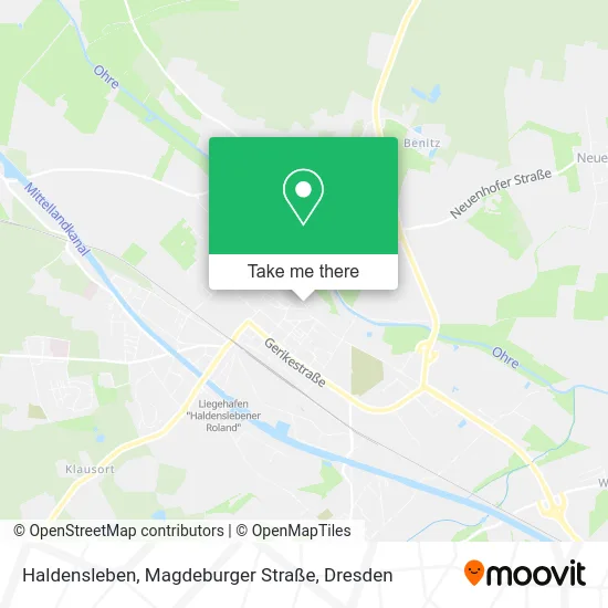 Карта Haldensleben, Magdeburger Straße