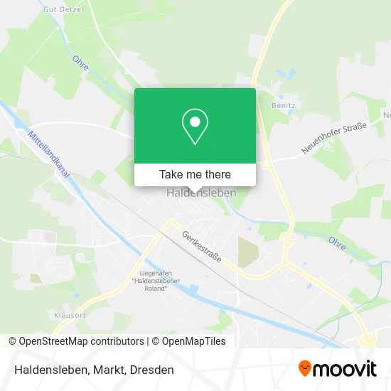 Карта Haldensleben, Markt