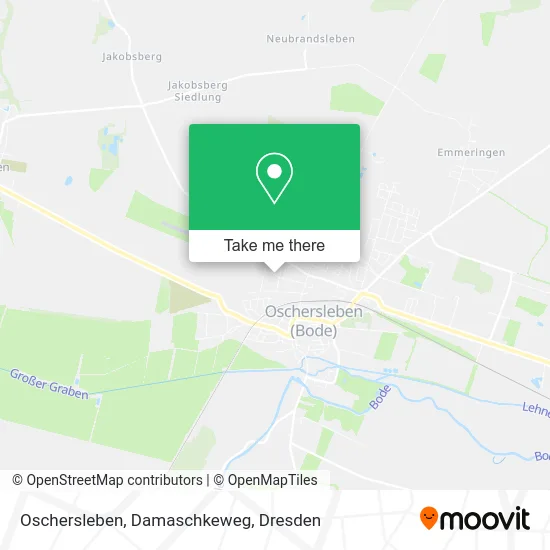Карта Oschersleben, Damaschkeweg