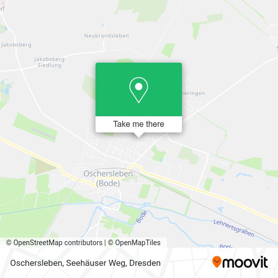 Карта Oschersleben, Seehäuser Weg