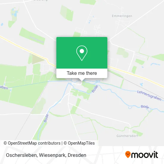 Карта Oschersleben, Wiesenpark